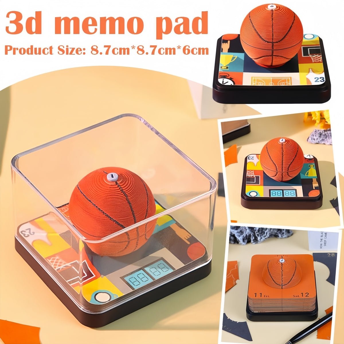 3D Calendar 2026 - Basketball - 3D Calendar