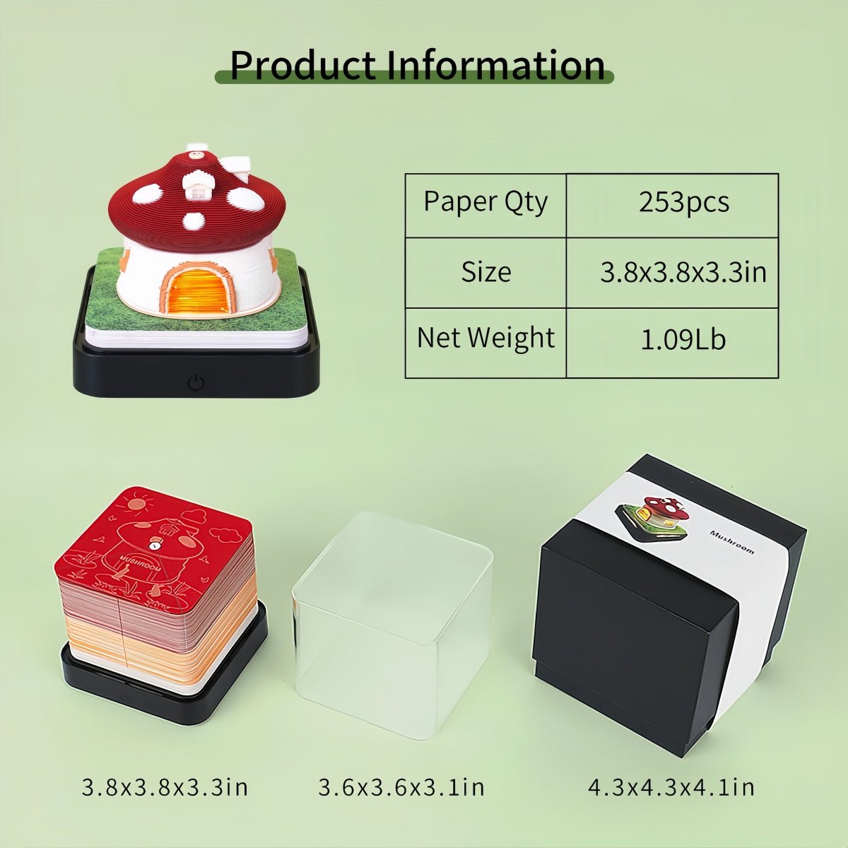 3D Calendar - Mushroom - 3D Calendar