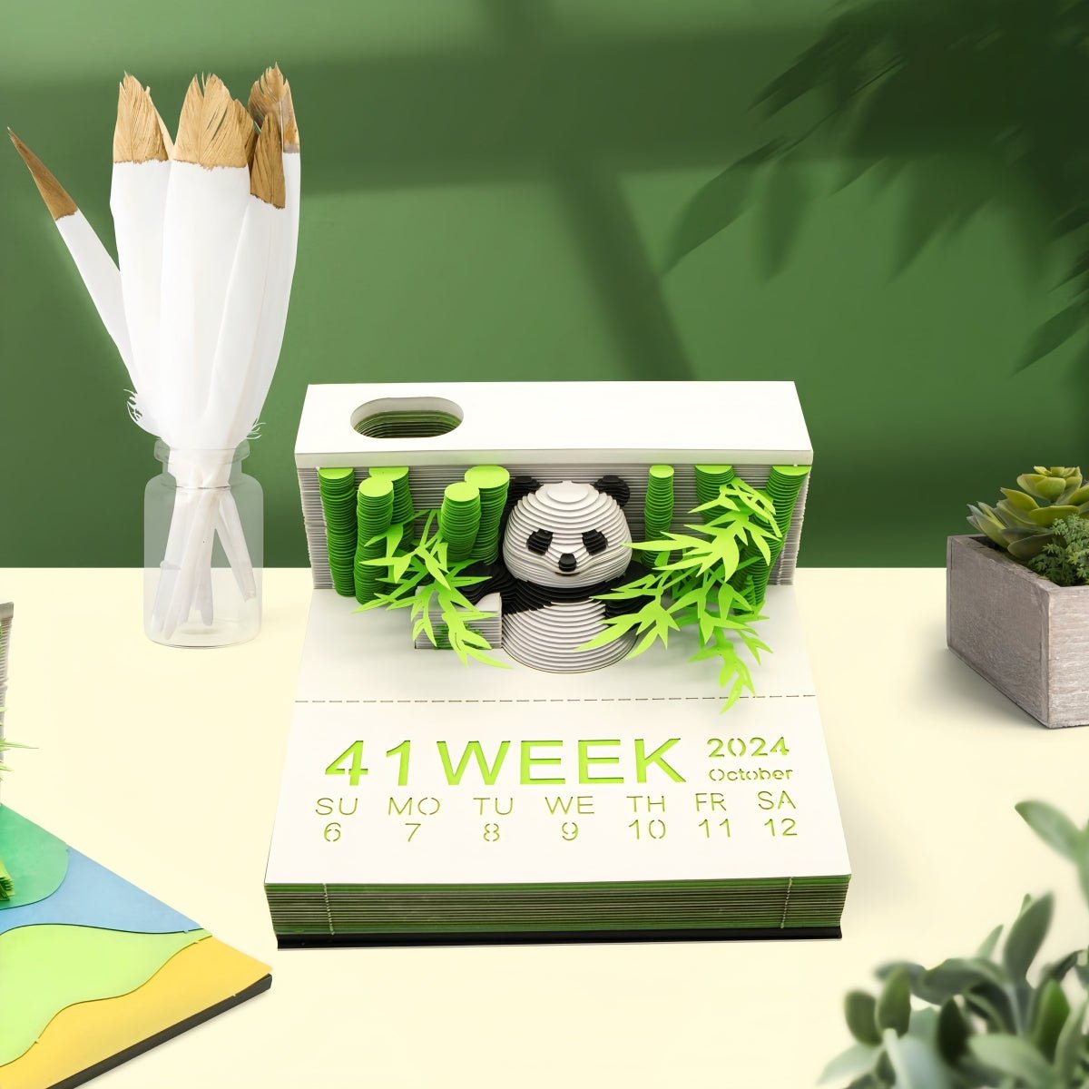 Panda Calender 3D Calendar - Panda A - 3D Calendar
