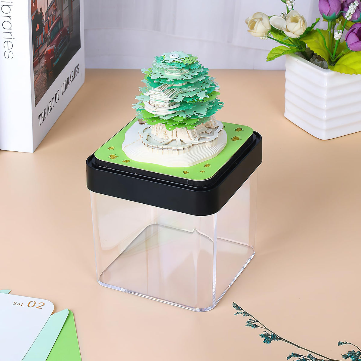 3D Calendar 2026 - Sakura Tree A