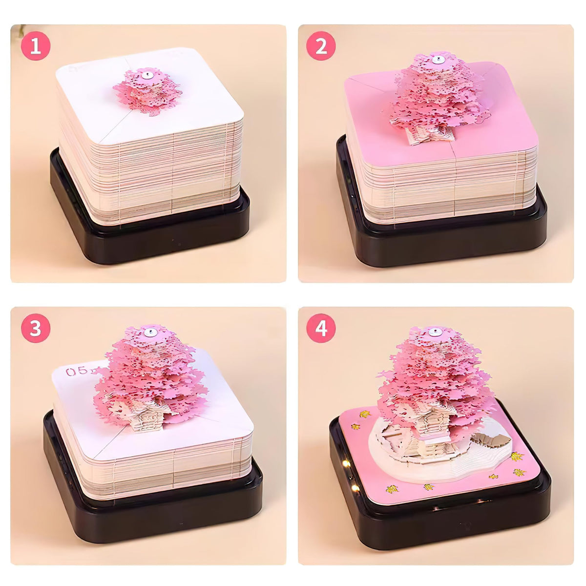 3D Calendar 2026 - Sakura Tree A