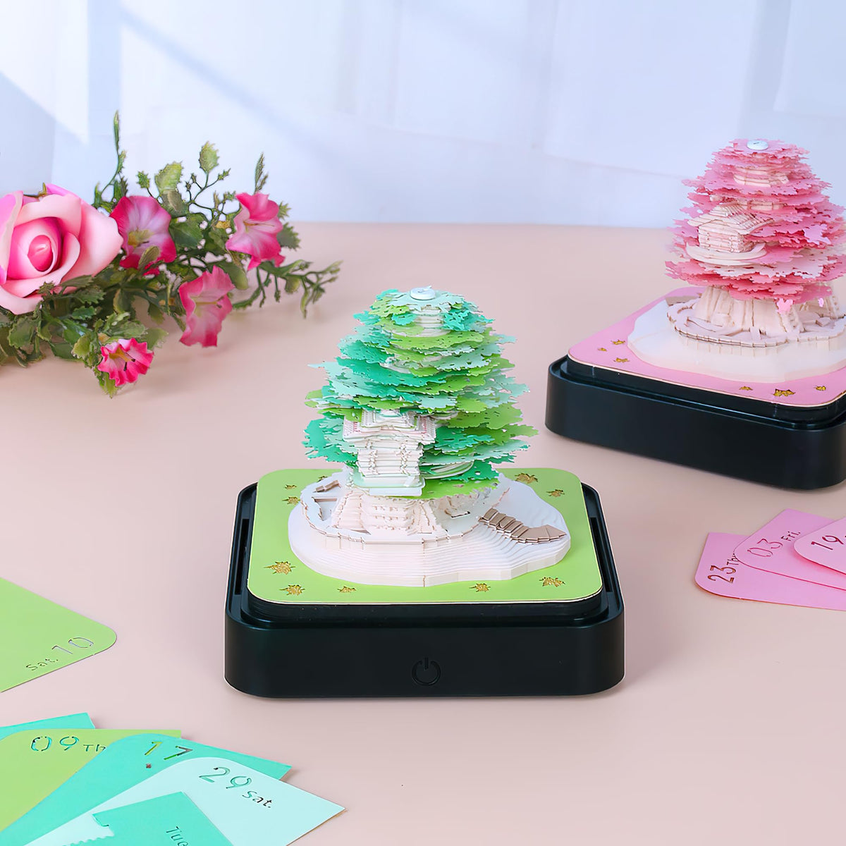 3D Calendar 2026 - Sakura Tree A