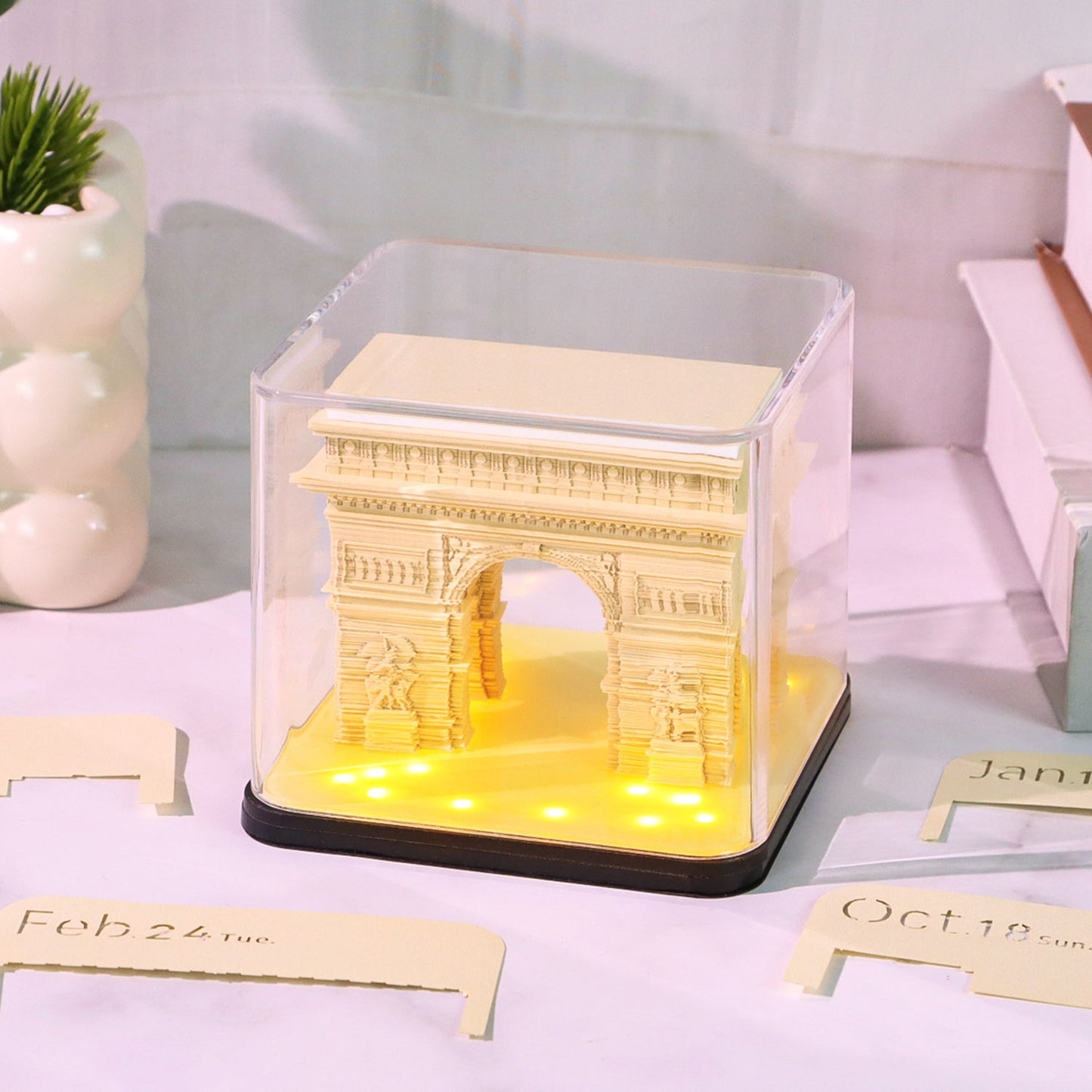3D Calendar 2026 - Arc de Triomphe - 3D Calendar
