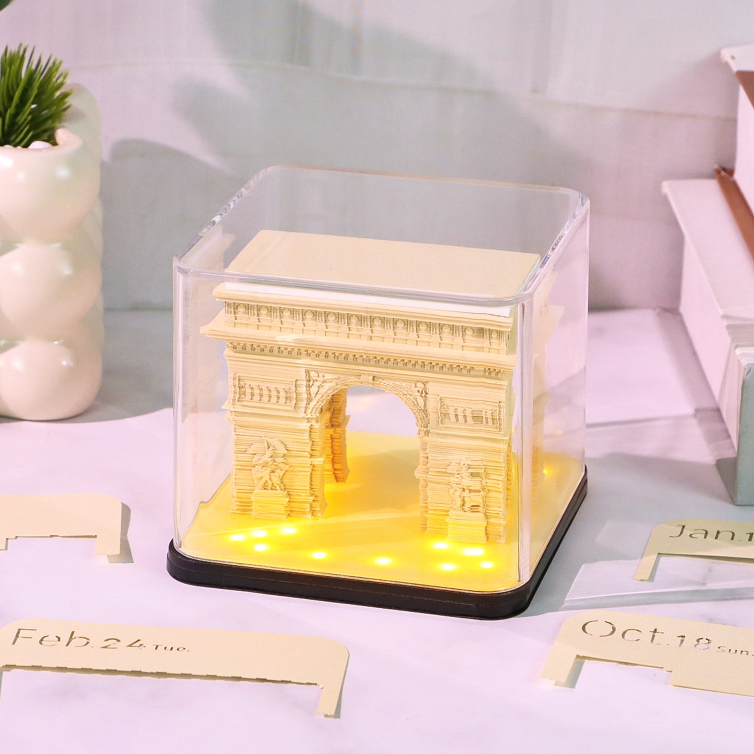 3D Calendar 2026 - Arc de Triomphe - 3D Calendar
