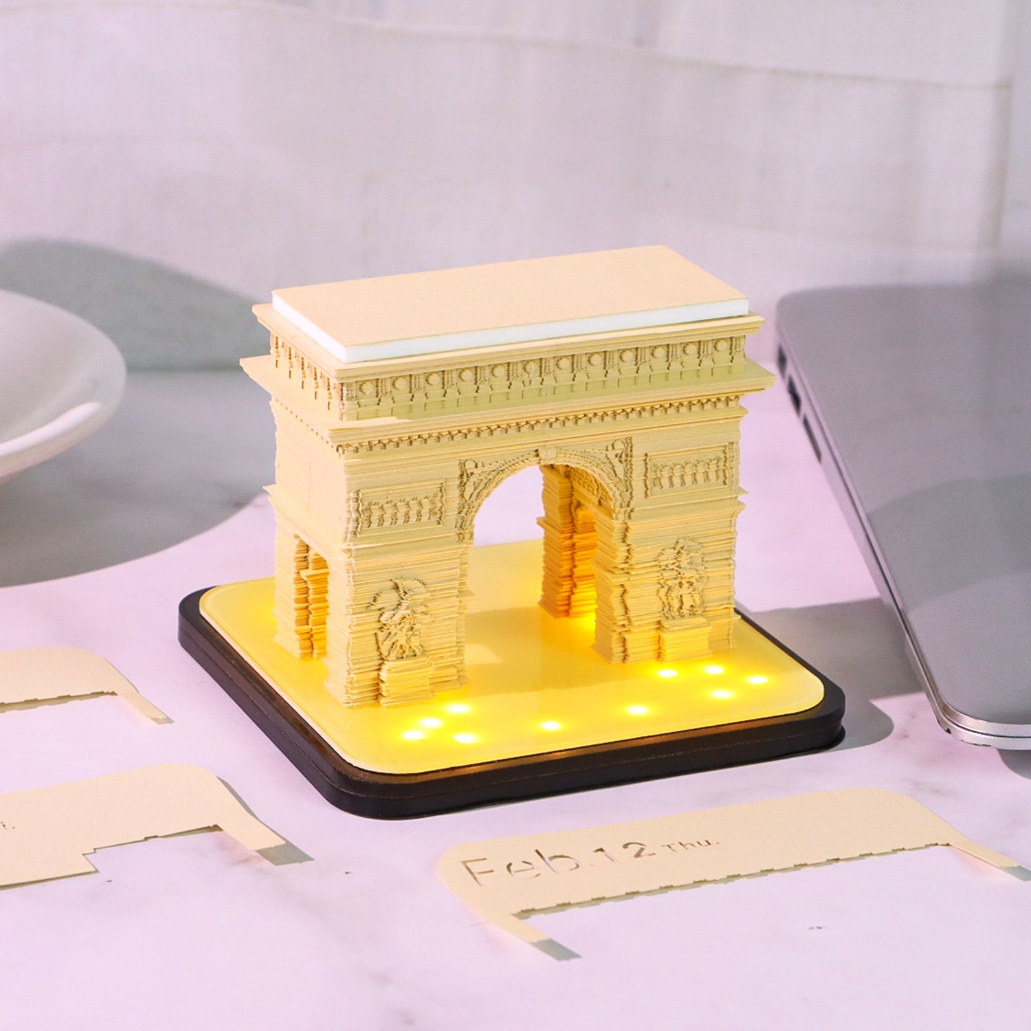 3D Calendar 2026 - Arc de Triomphe - 3D Calendar