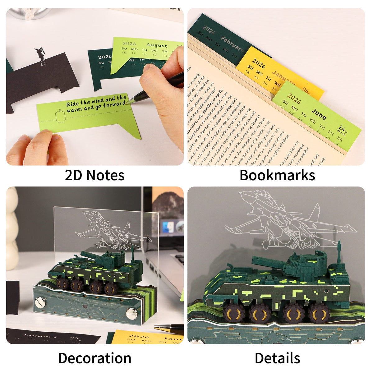 3D Calendar 2026 - Armored Vehicles - 3D Calendar
