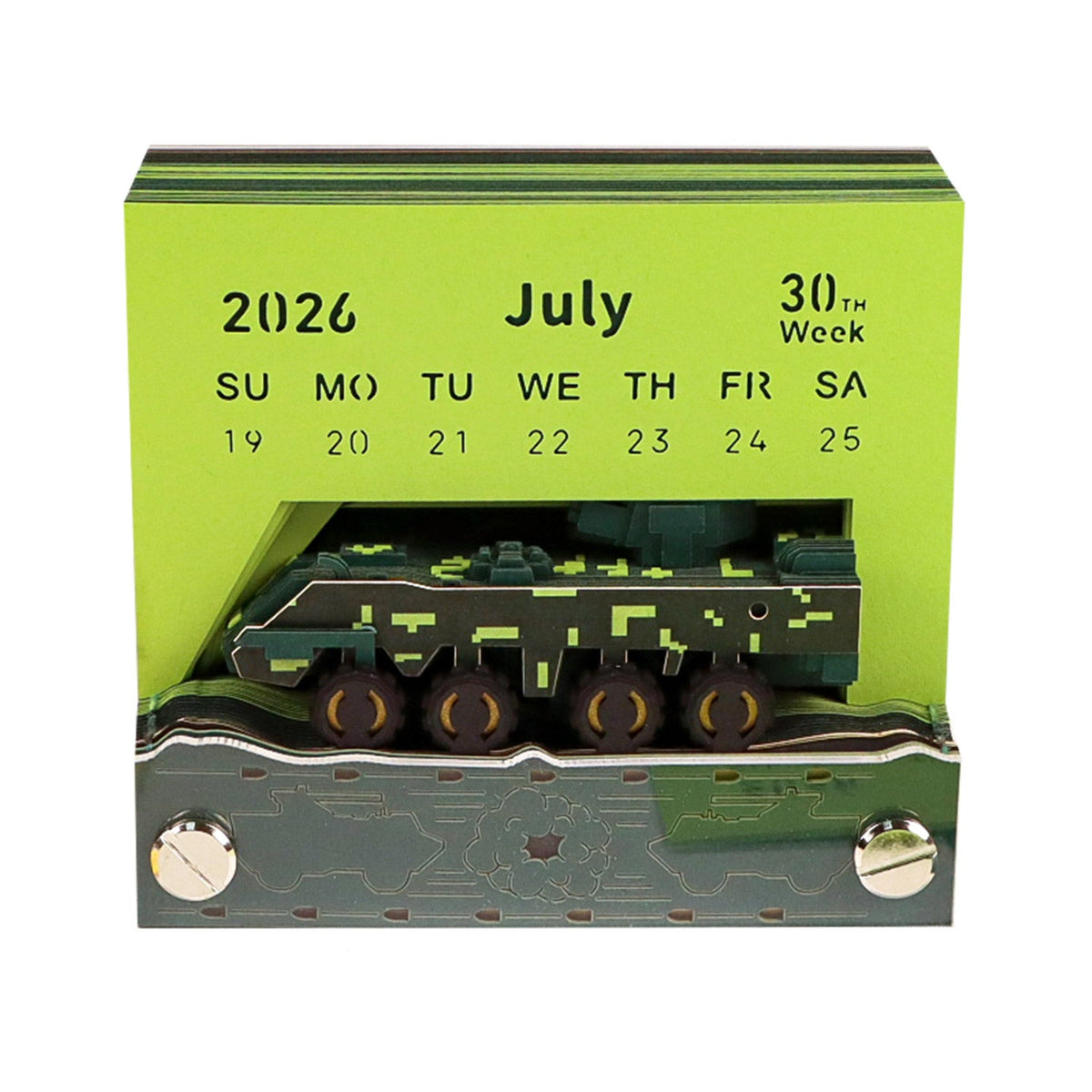 3D Calendar 2026 - Armored Vehicles - 3D Calendar