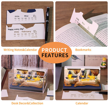 3D Calendar 2026 - Castle - 3D Calendar