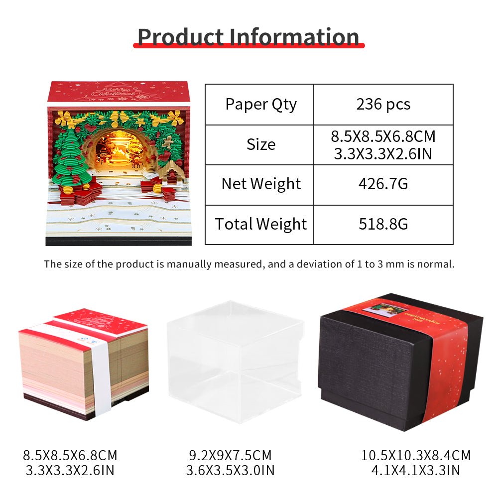 3D Calendar 2026 - Christmas Arch - 3D Calendar