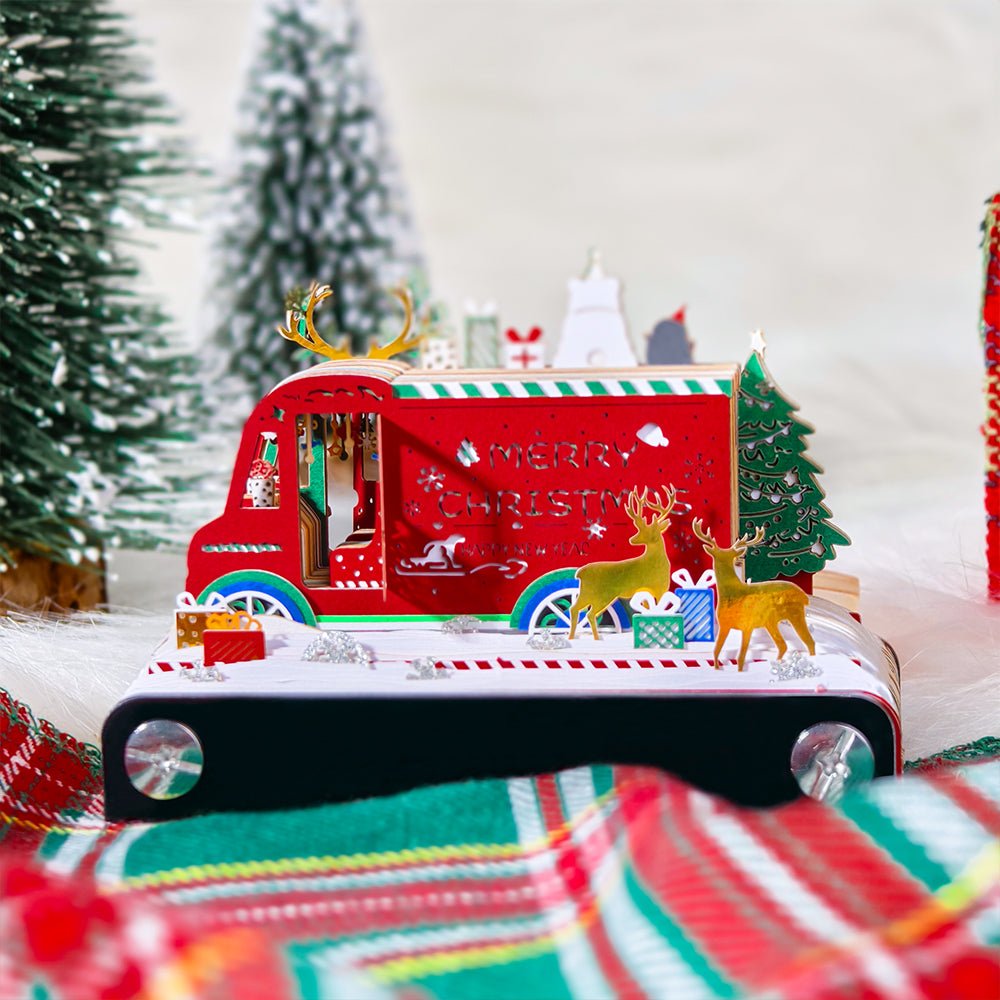 3D Calendar 2026 - Christmas Food Truck - 3D Calendar