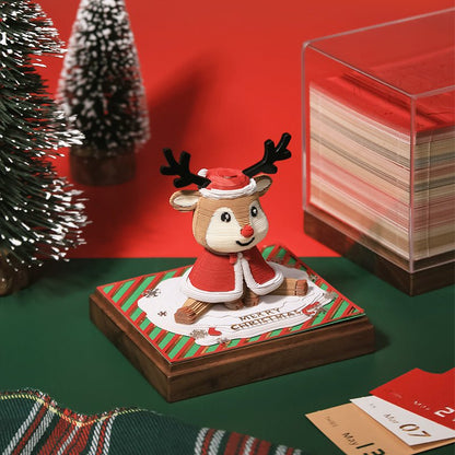 3D Calendar 2026 - Christmas Reindeer - 3D Calendar