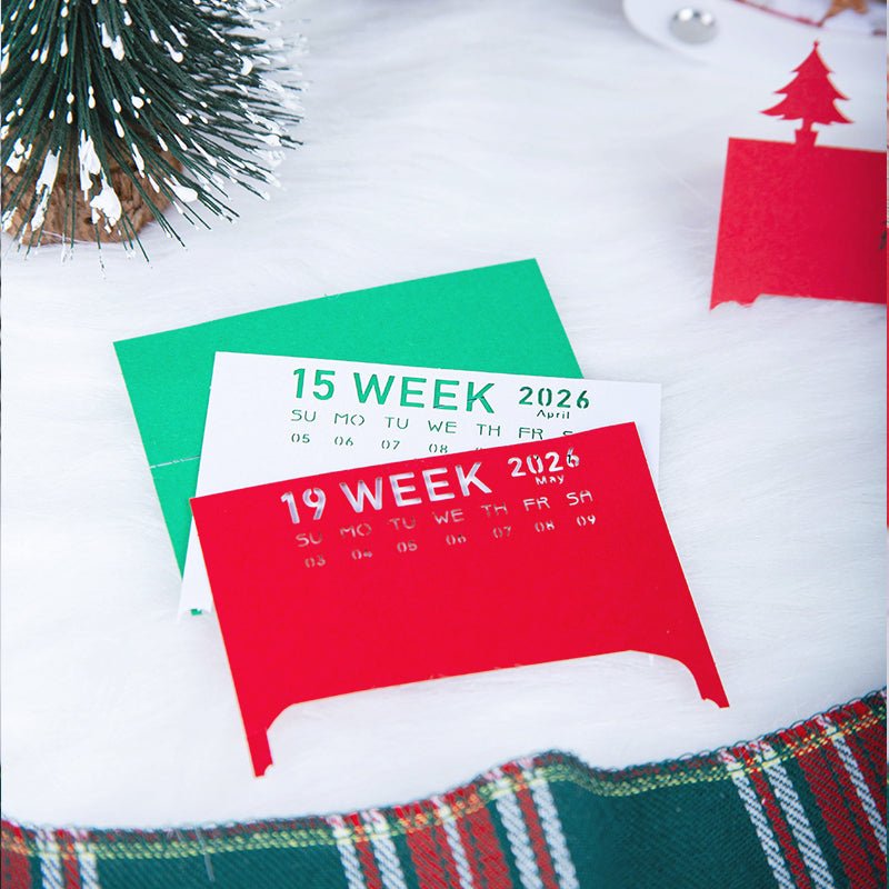 3D Calendar 2026 - Christmas Sleigh - 3D Calendar