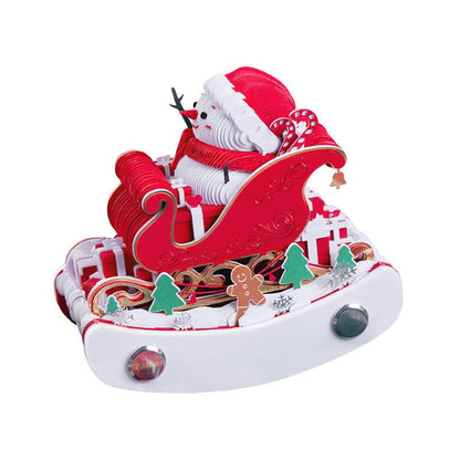3D Calendar 2026 - Christmas Sleigh - 3D Calendar
