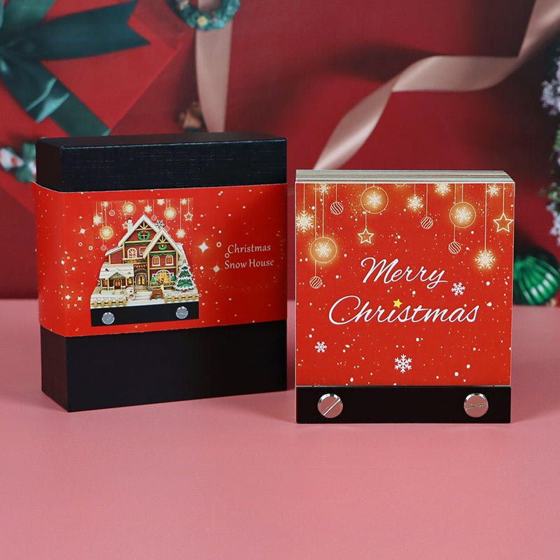 3D Calendar 2026 - Christmas Snow House - 3D Calendar