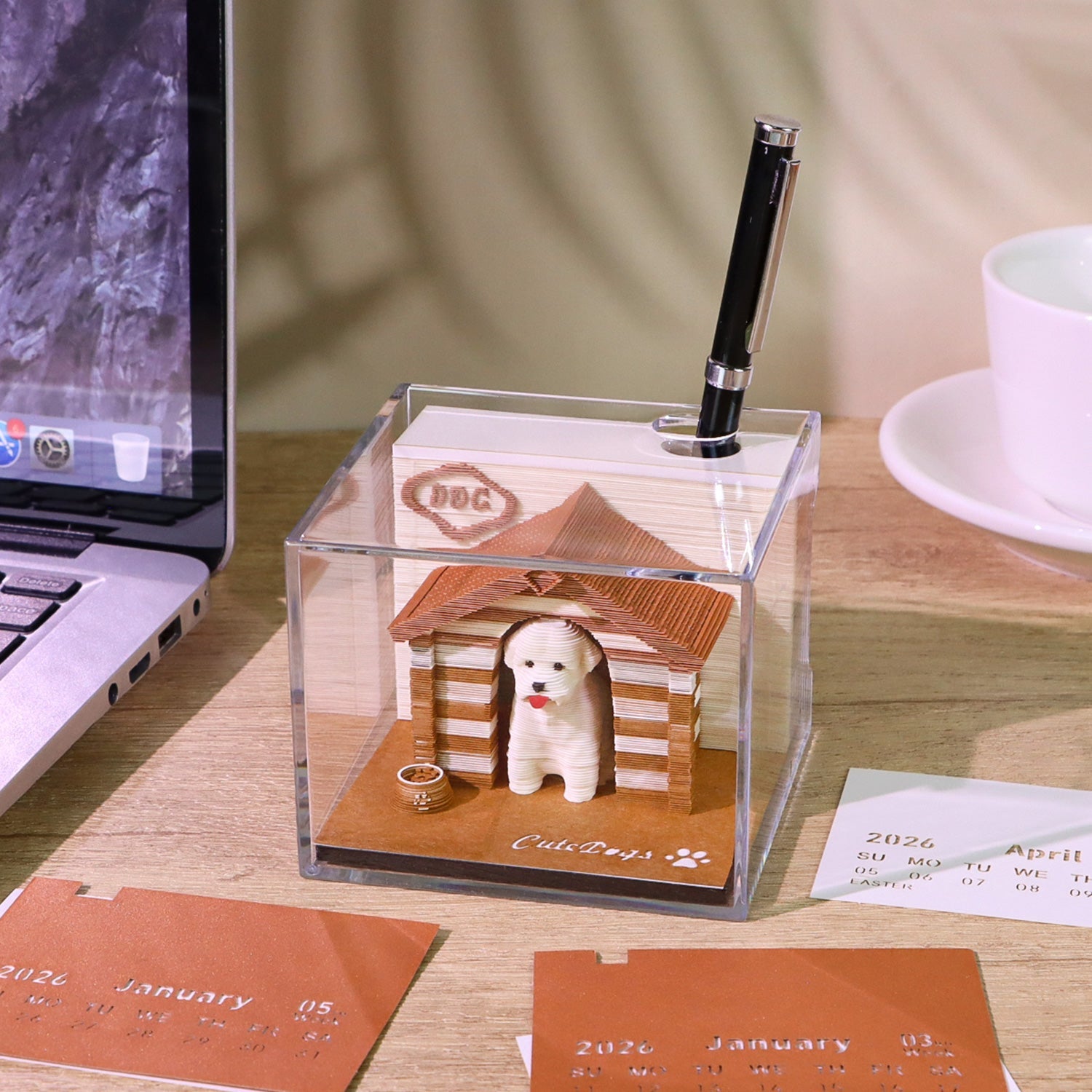 3D Calendar 2026 - Dog - 3D Calendar
