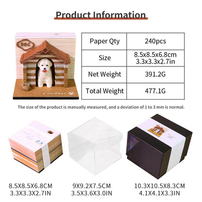 3D Calendar 2026 - Dog - 3D Calendar