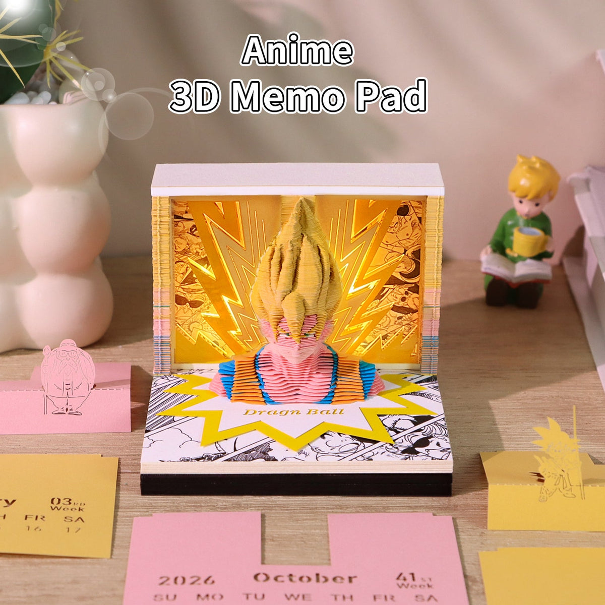 3D Calendar 2026 - Dragon Ball - 3D Calendar