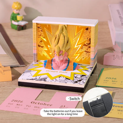 3D Calendar 2026 - Dragon Ball - 3D Calendar