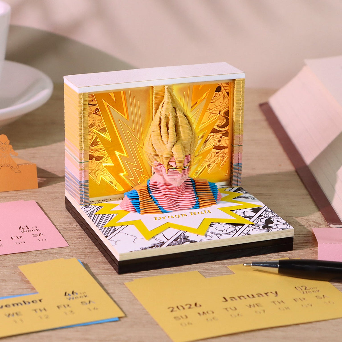 3D Calendar 2026 - Dragon Ball - 3D Calendar