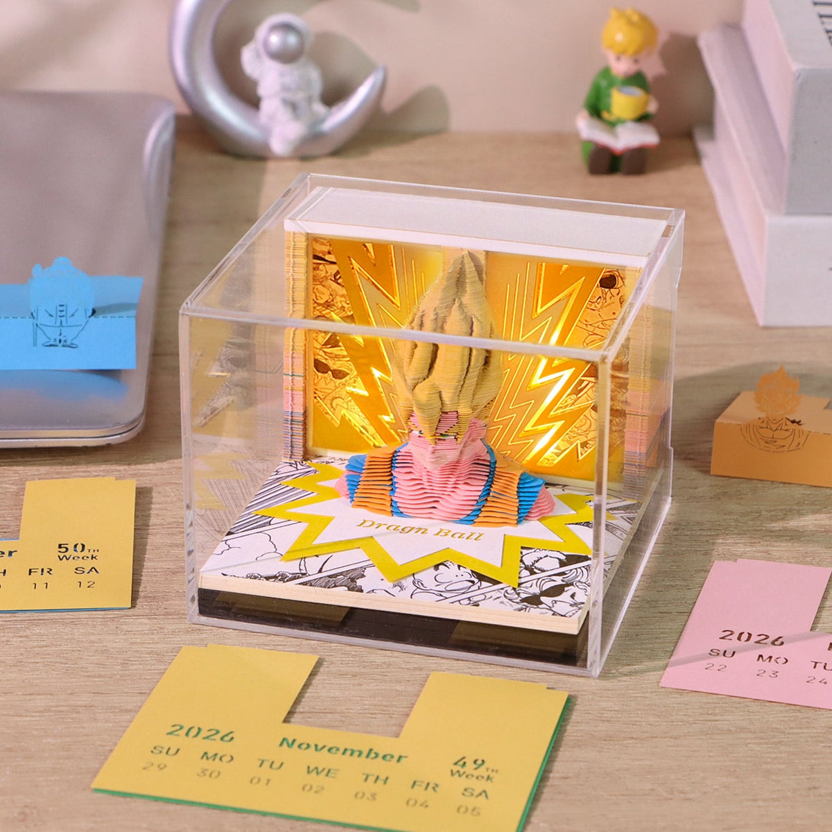 3D Calendar 2026 - Dragon Ball - 3D Calendar