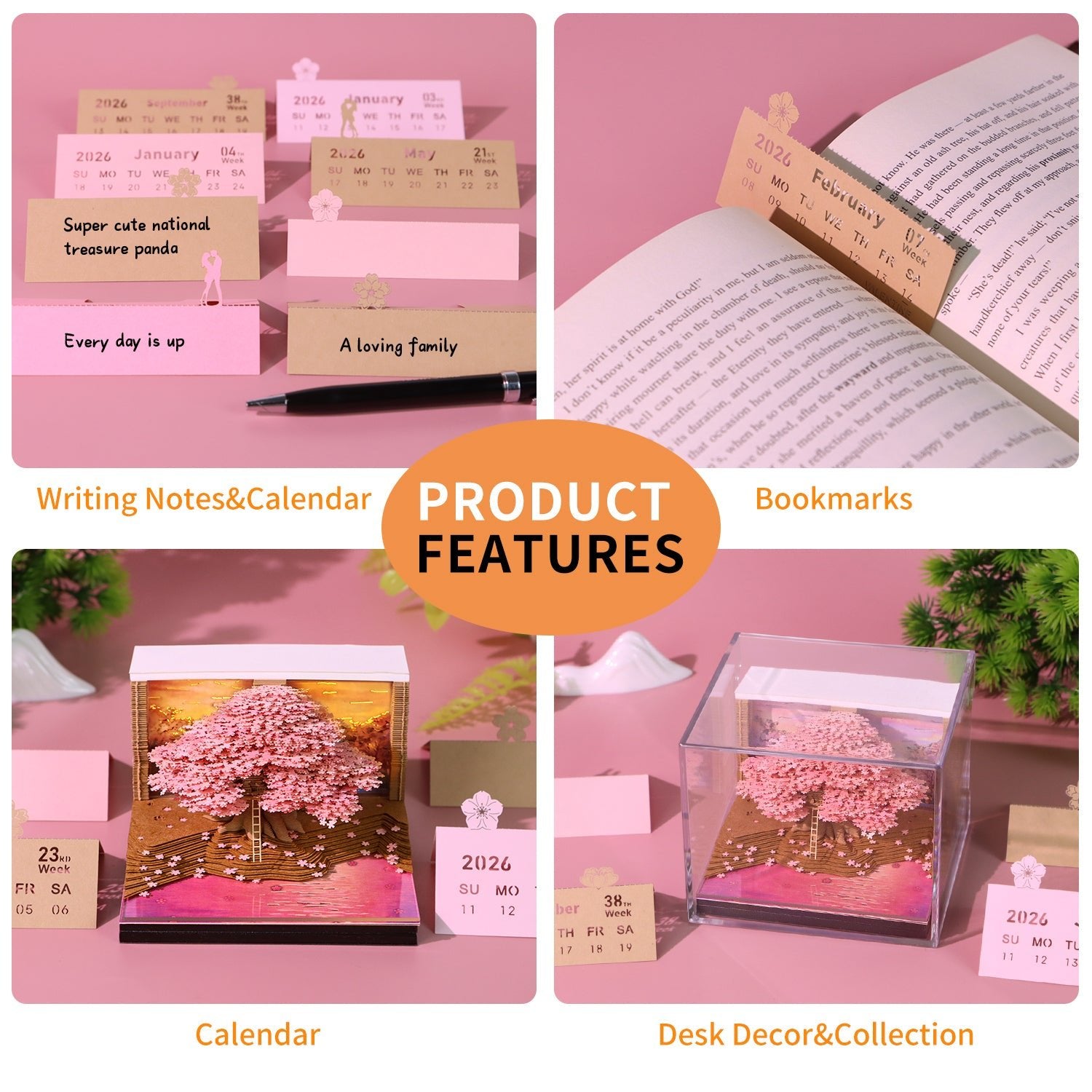 3D Calendar 2026 - Dreaming Tree - 3D Calendar