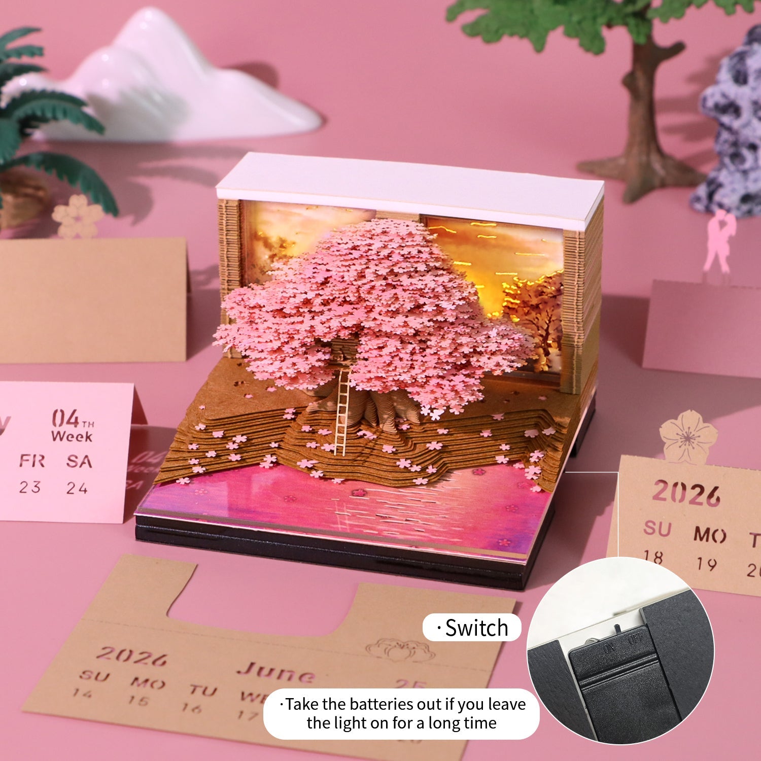 3D Calendar 2026 - Dreaming Tree - 3D Calendar