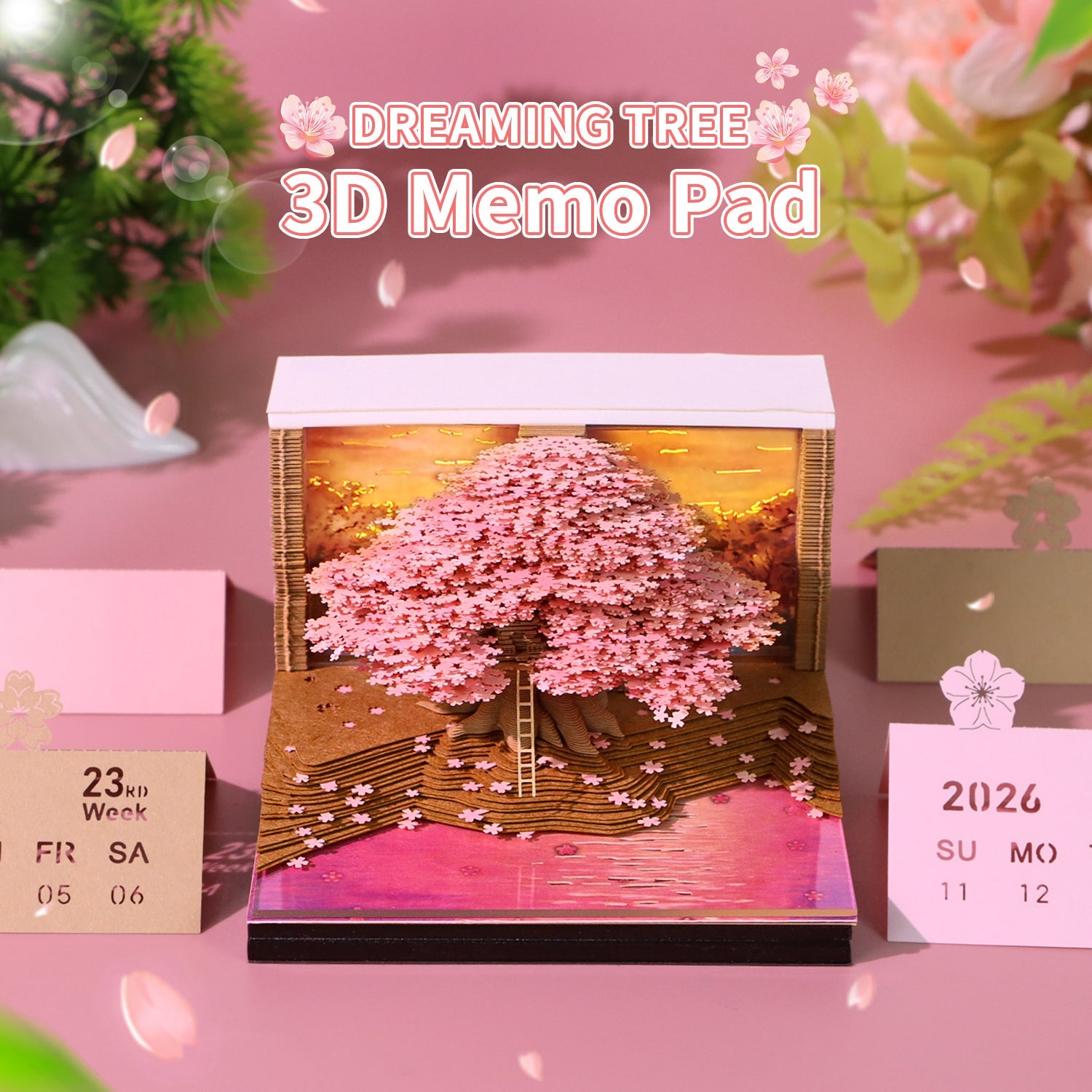 3D Calendar 2026 - Dreaming Tree - 3D Calendar