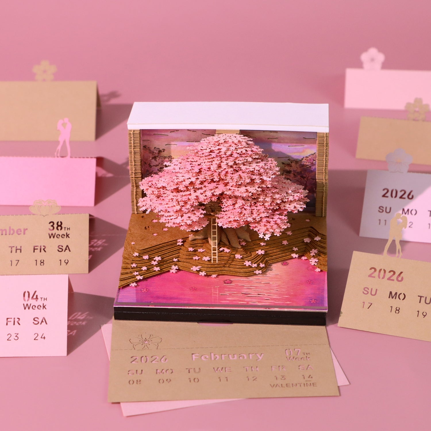 3D Calendar 2026 - Dreaming Tree - 3D Calendar