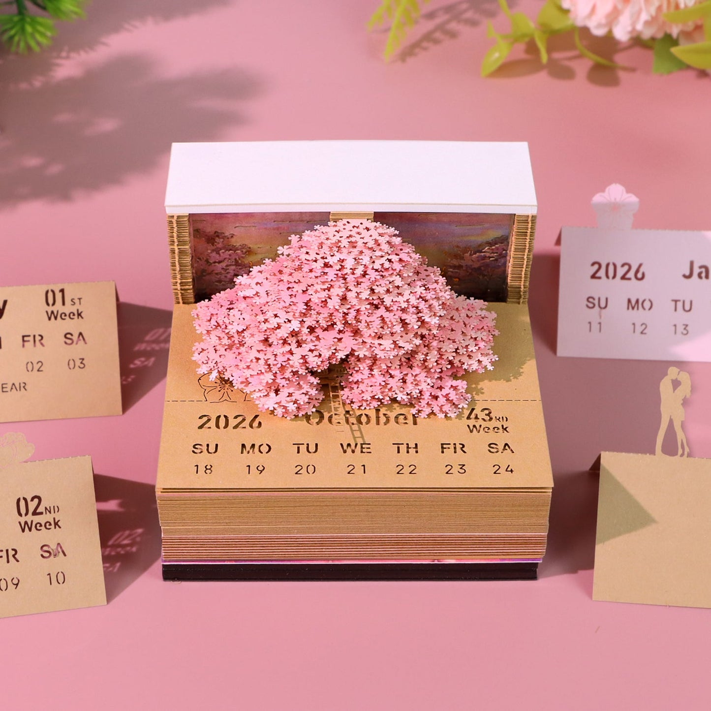 3D Calendar 2026 - Dreaming Tree - 3D Calendar