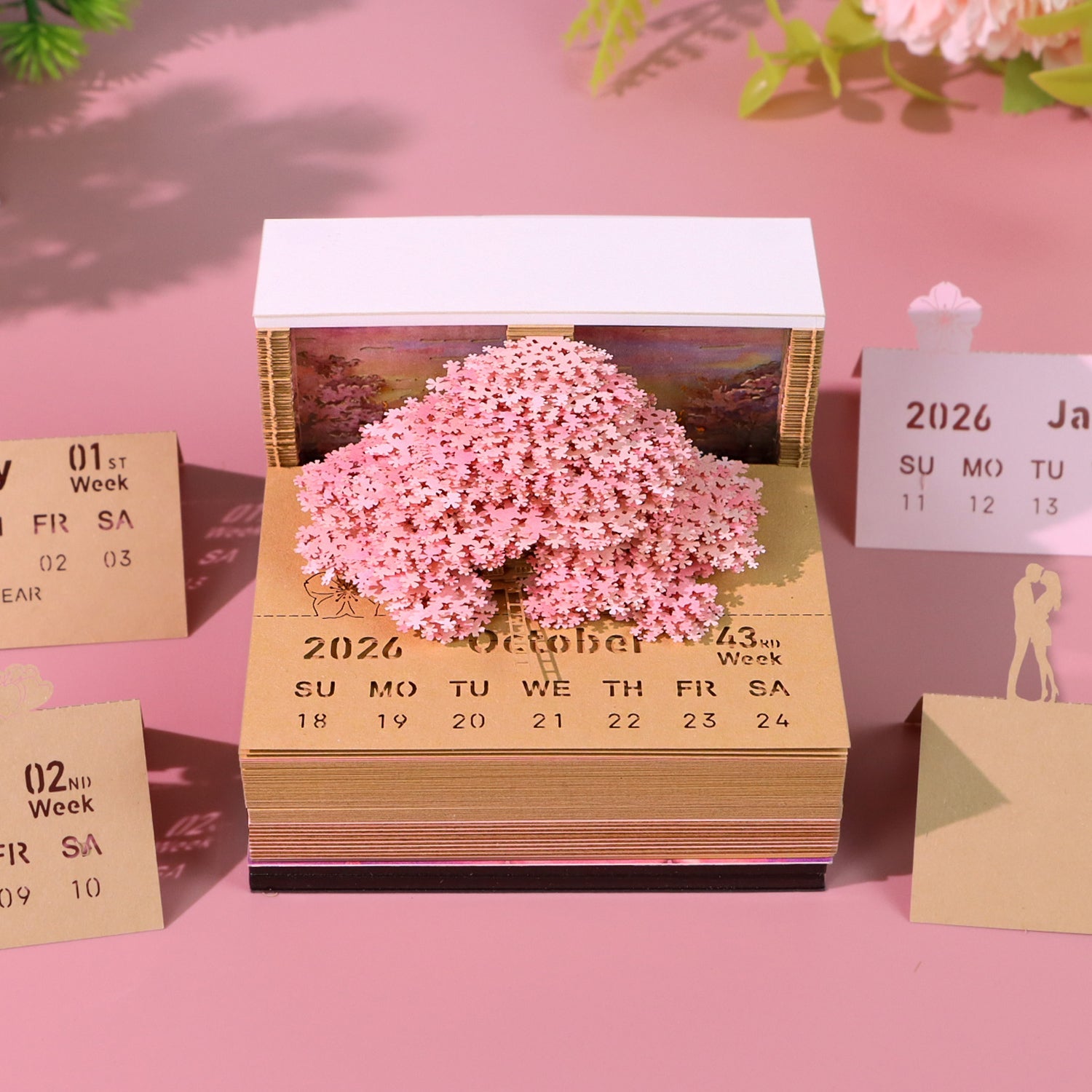 3D Calendar 2026 - Dreaming Tree - 3D Calendar
