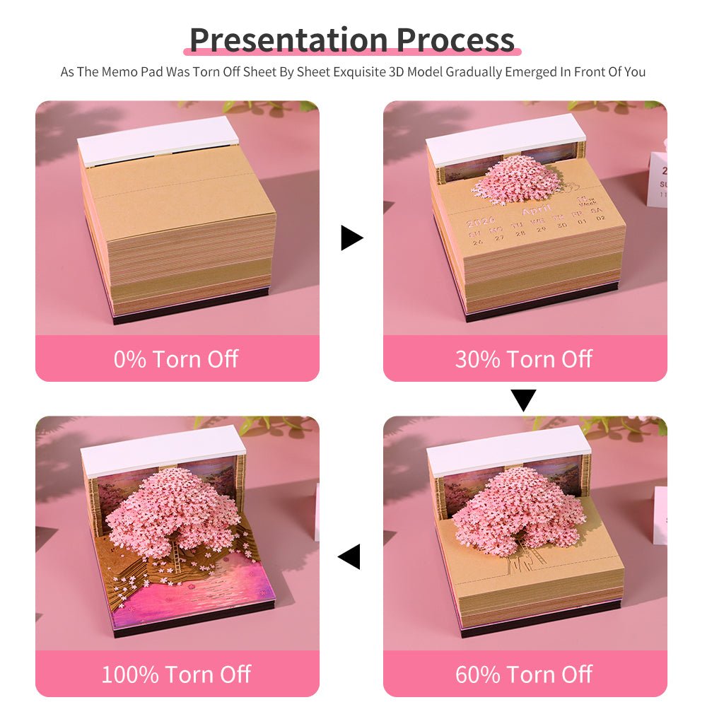 3D Calendar 2026 - Dreaming Tree - 3D Calendar