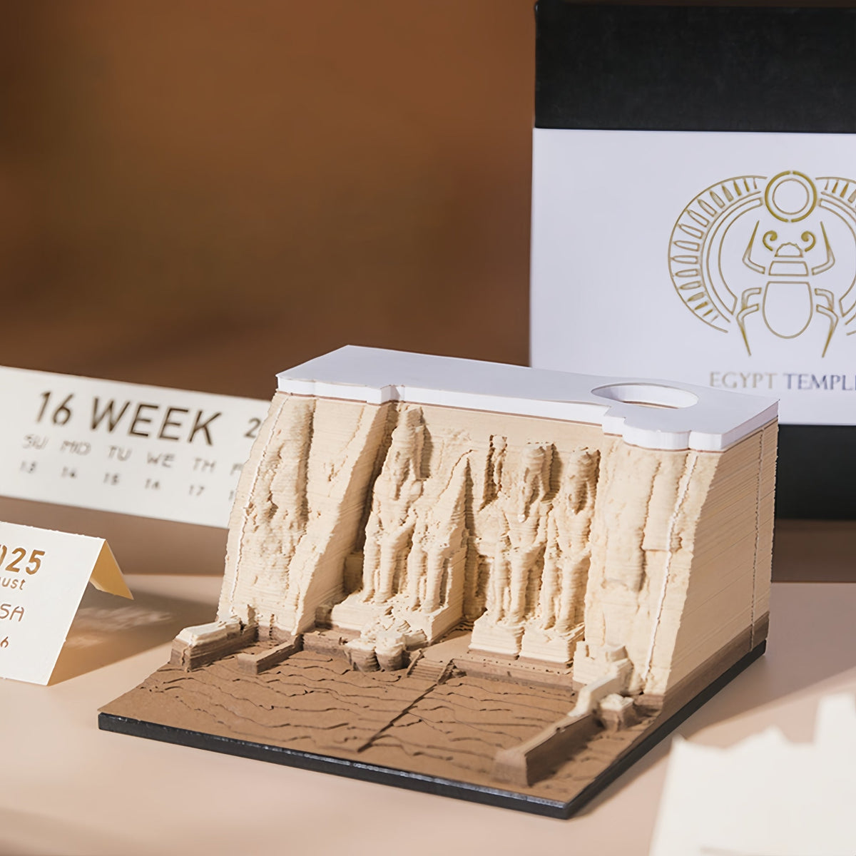 3D Calendar 2026 - Egyptian Temple - 3D Calendar