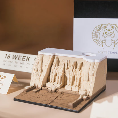 3D Calendar 2026 - Egyptian Temple - 3D Calendar