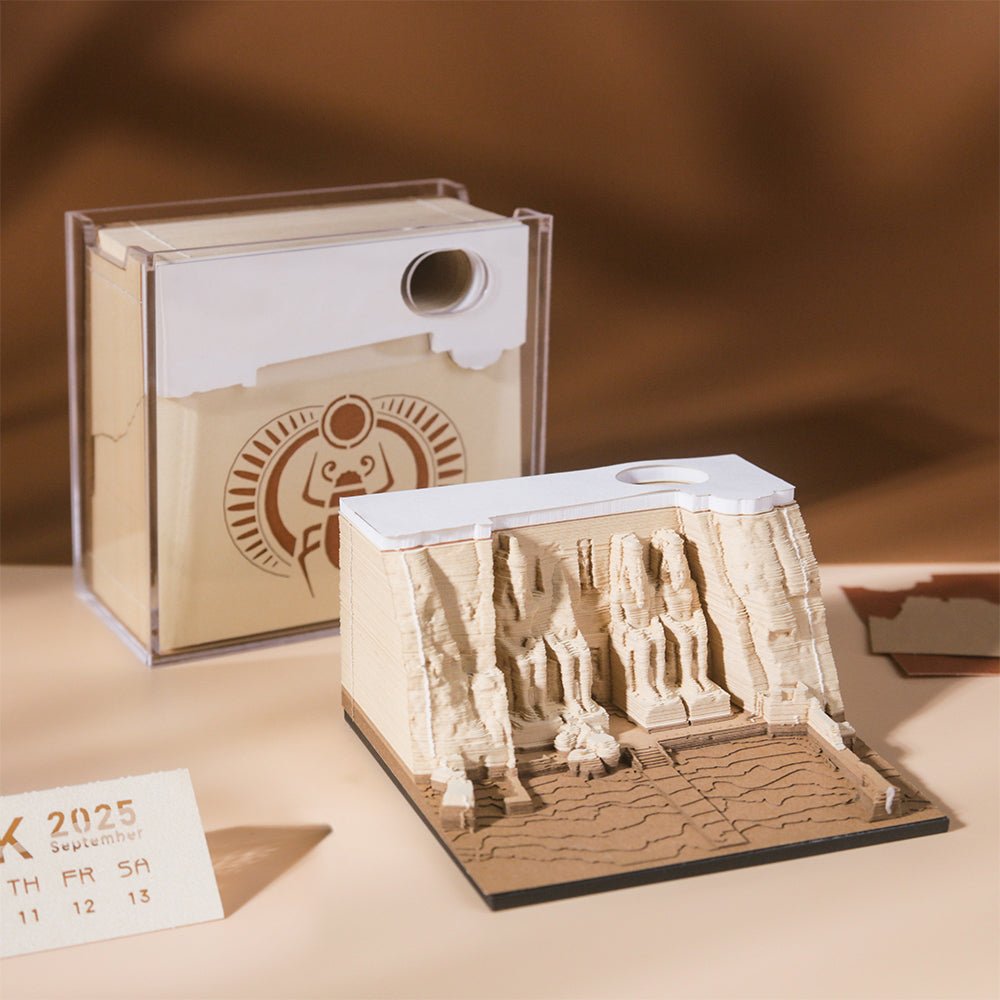 3D Calendar 2026 - Egyptian Temple - 3D Calendar