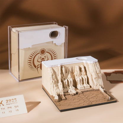 3D Calendar 2026 - Egyptian Temple - 3D Calendar