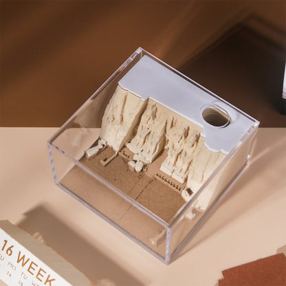 3D Calendar 2026 - Egyptian Temple - 3D Calendar