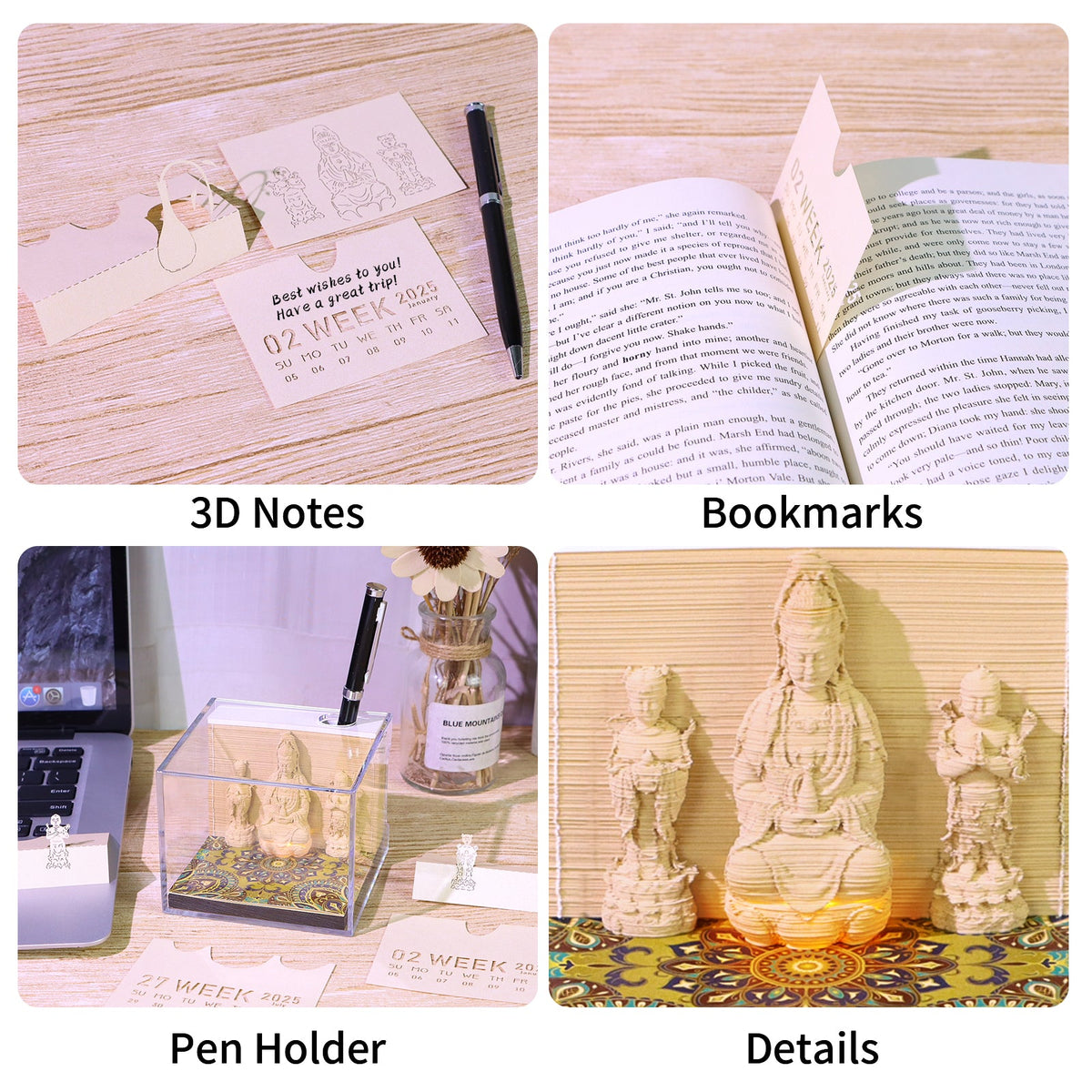 3D Calendar 2026 - Guanyin - 3D Calendar