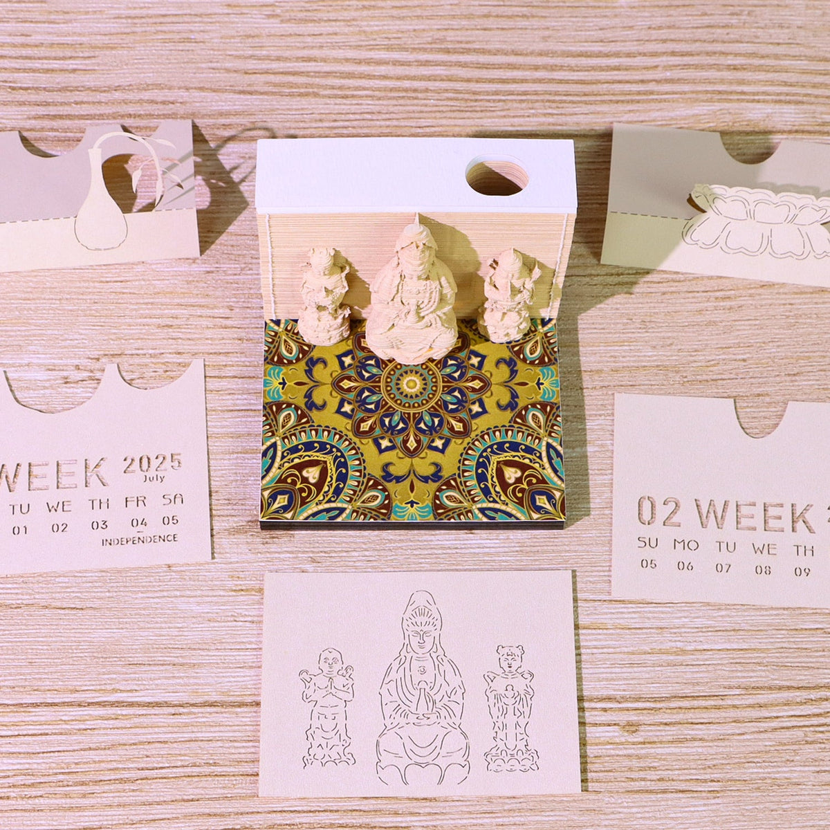 3D Calendar 2026 - Guanyin - 3D Calendar