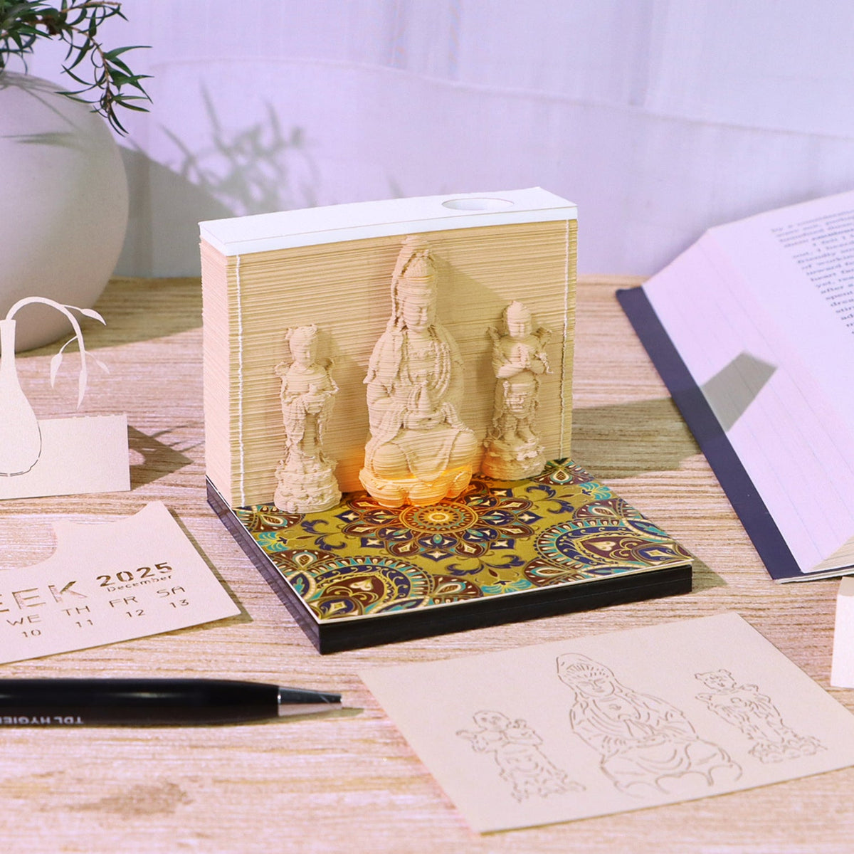 3D Calendar 2026 - Guanyin - 3D Calendar