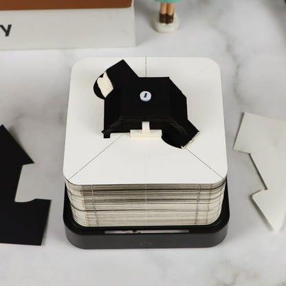 3D Calendar 2026 - Halloween Cat - 3D Calendar