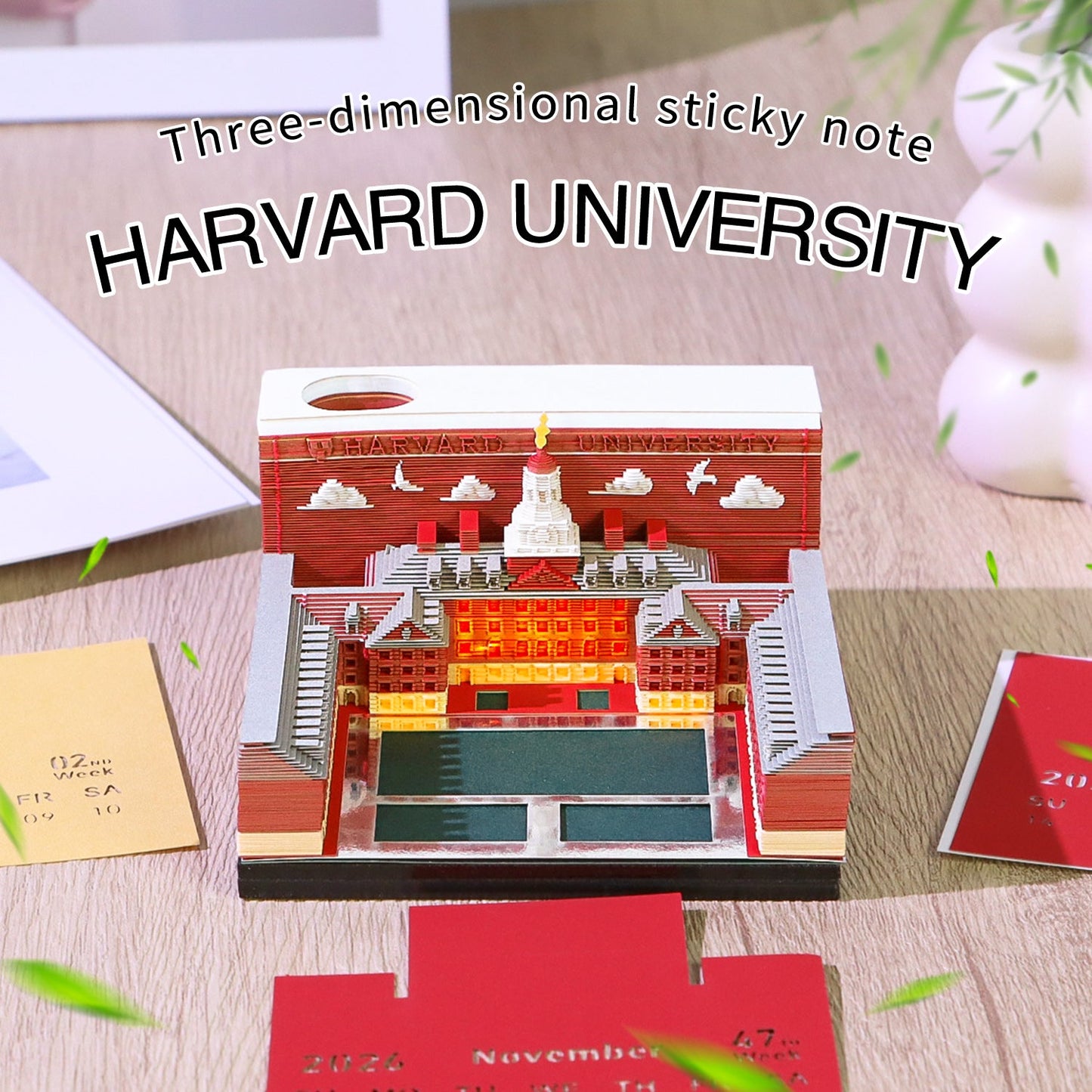 3D Calendar 2026 - Harvard University - 3D Calendar