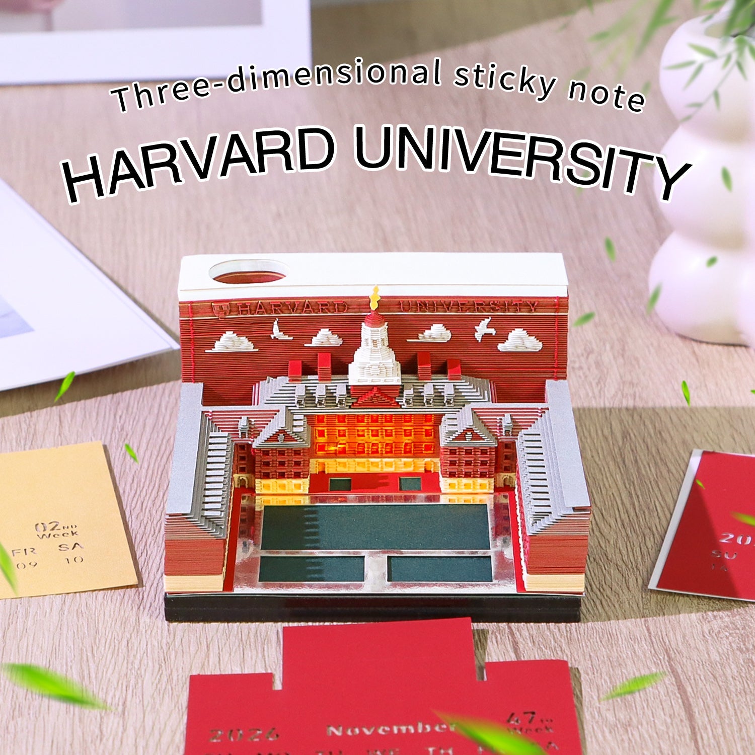 3D Calendar 2026 - Harvard University - 3D Calendar