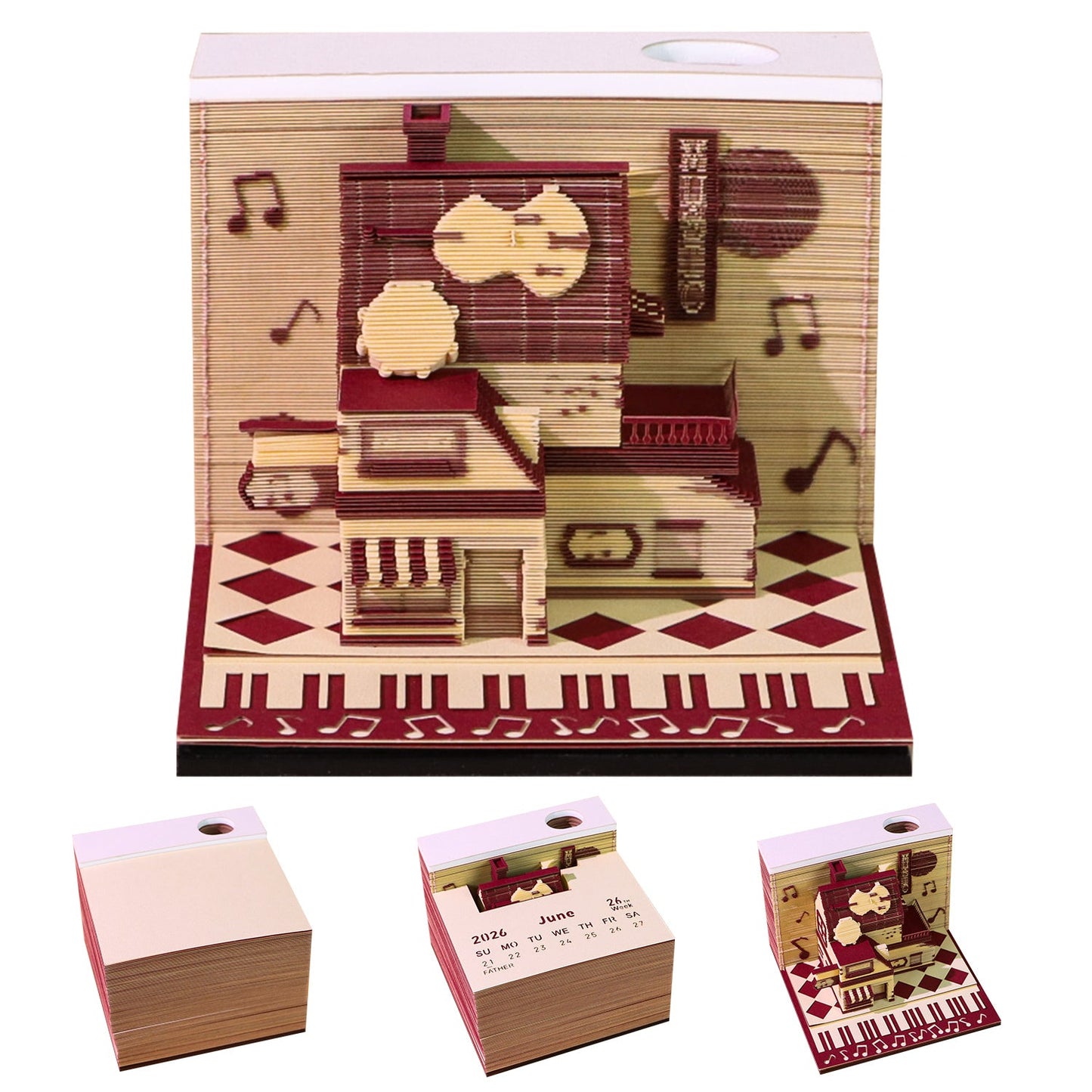 3D Calendar 2026 - Instrument Store - 3D Calendar