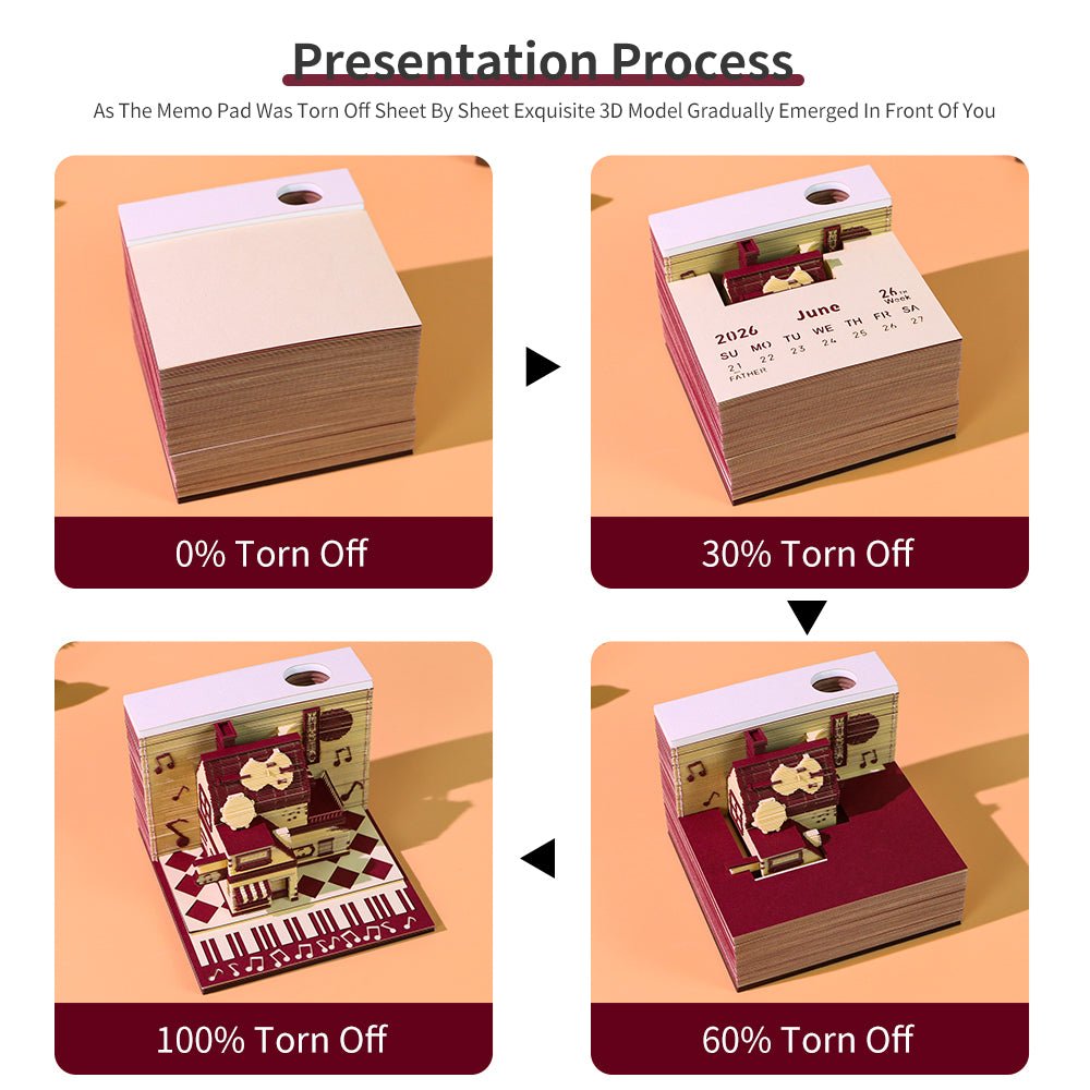 3D Calendar 2026 - Instrument Store - 3D Calendar