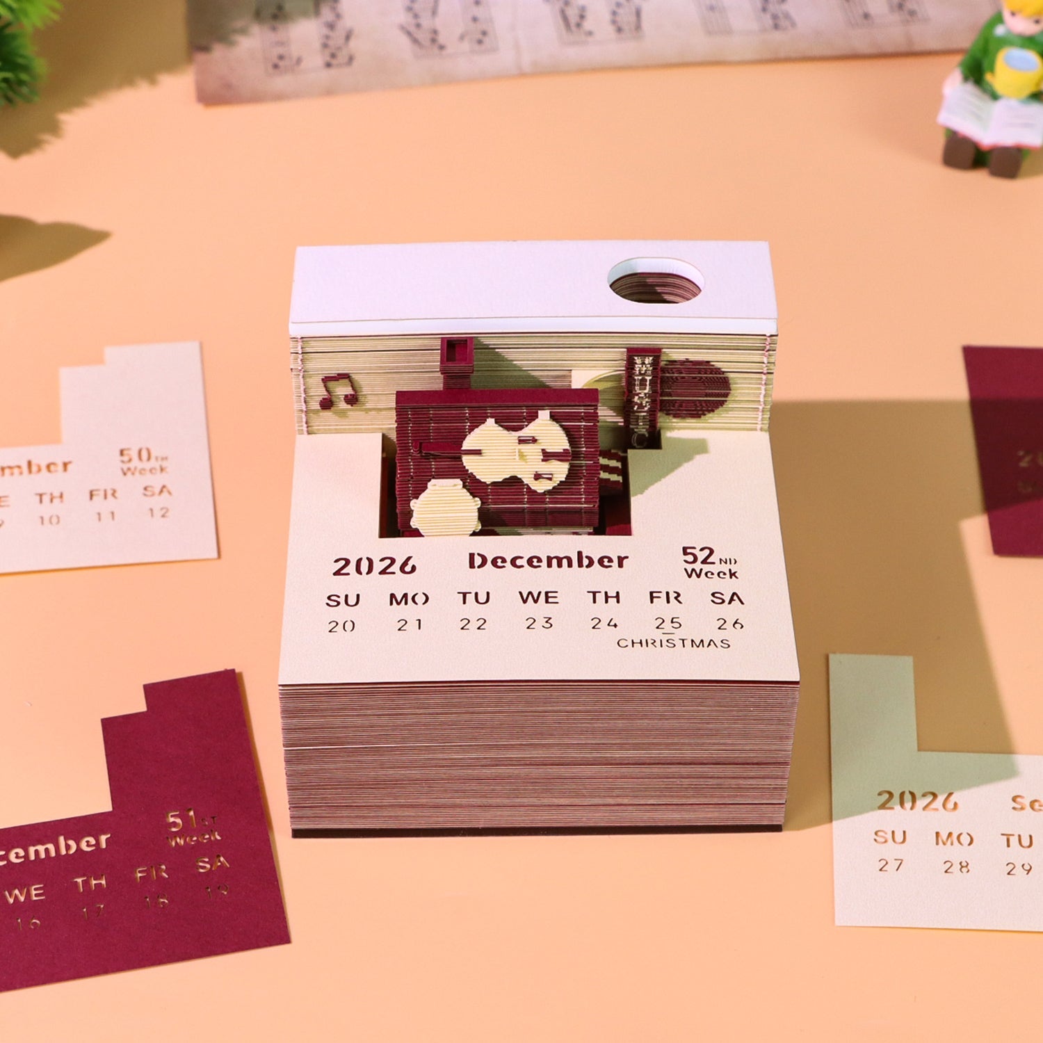 3D Calendar 2026 - Instrument Store - 3D Calendar