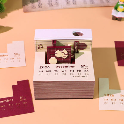 3D Calendar 2026 - Instrument Store - 3D Calendar