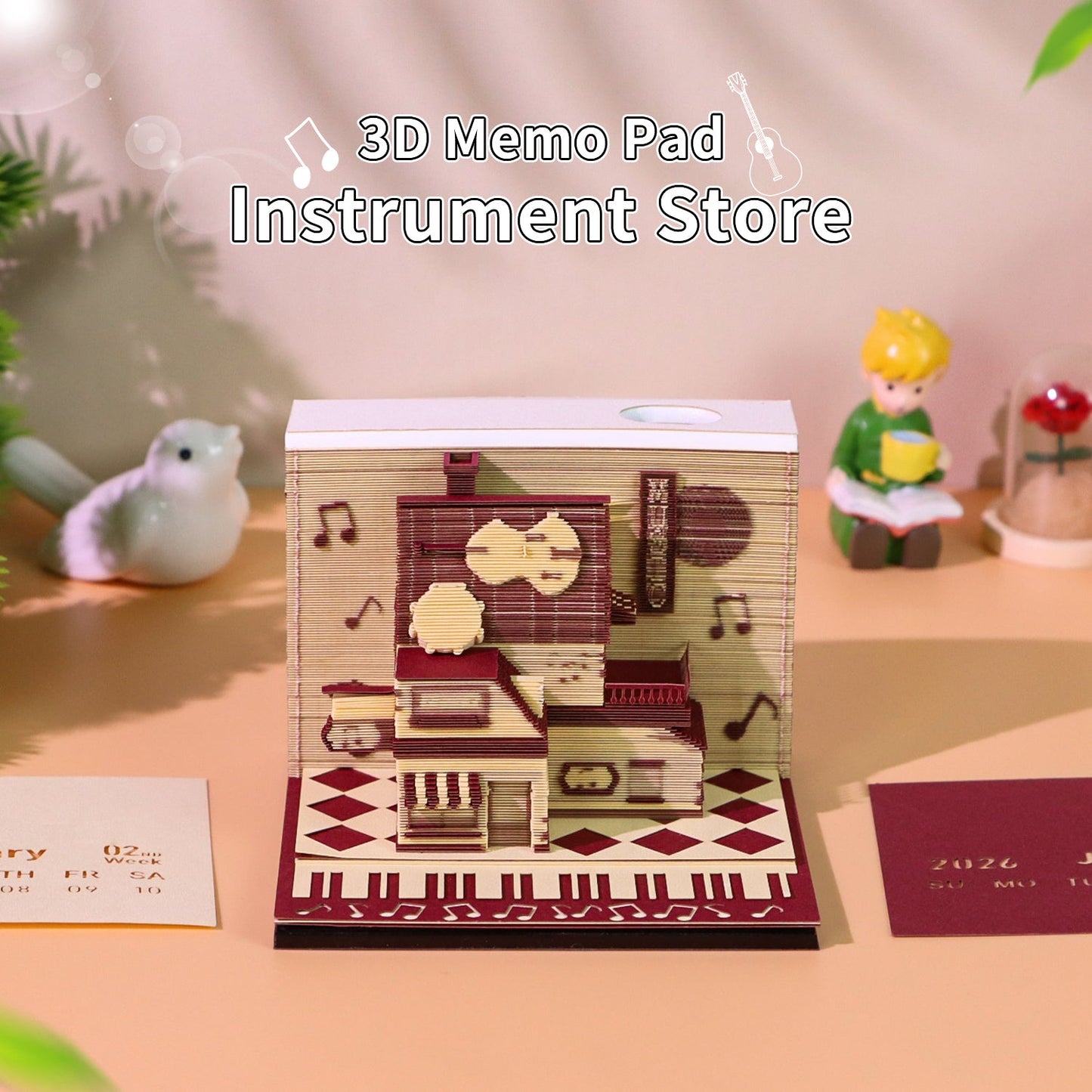 3D Calendar 2026 - Instrument Store - 3D Calendar