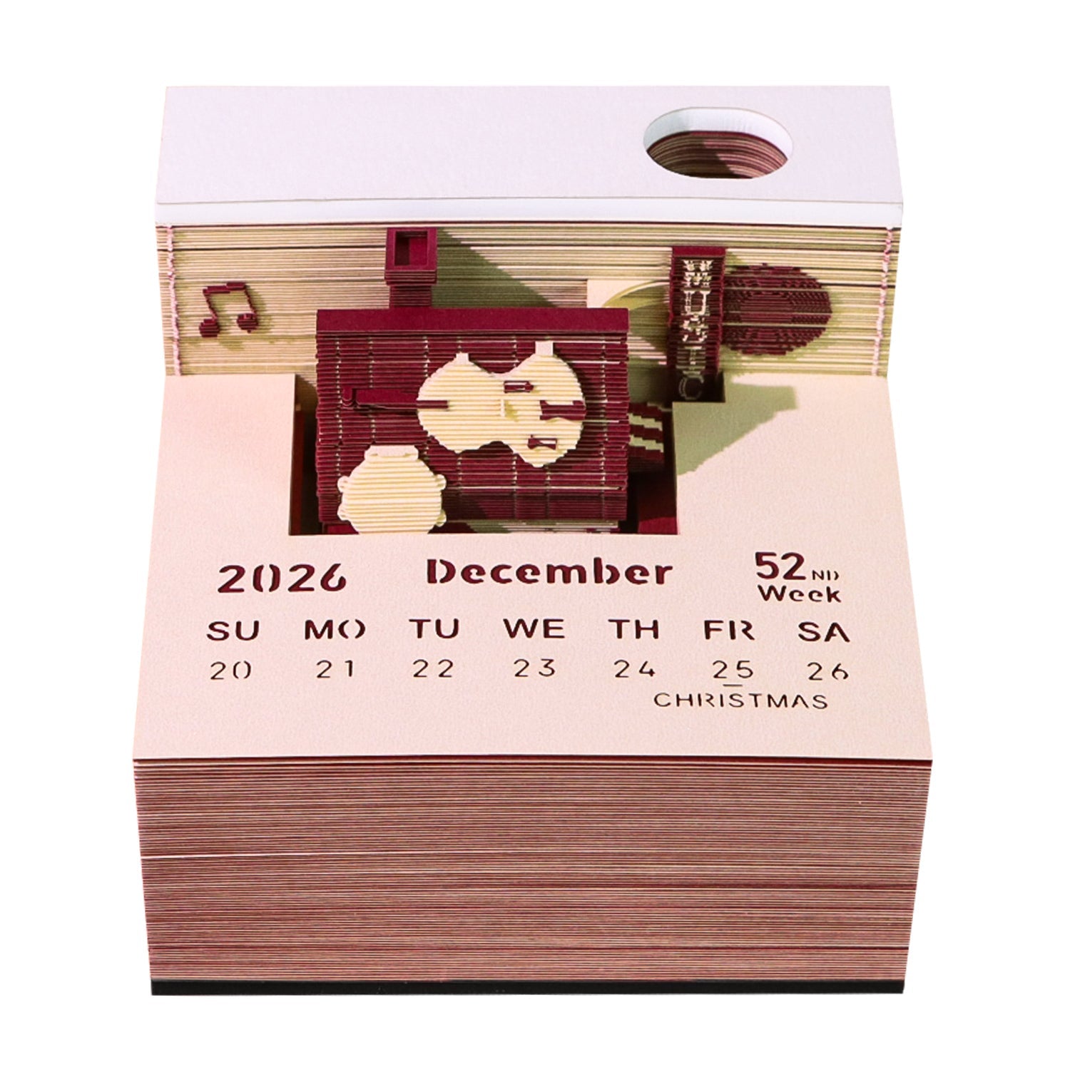 3D Calendar 2026 - Instrument Store - 3D Calendar
