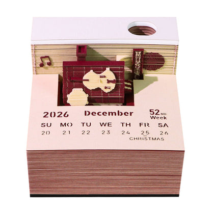 3D Calendar 2026 - Instrument Store - 3D Calendar