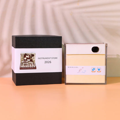 3D Calendar 2026 - Instrument Store - 3D Calendar